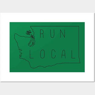 Run Local Posters and Art